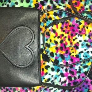 Leather Heart purse